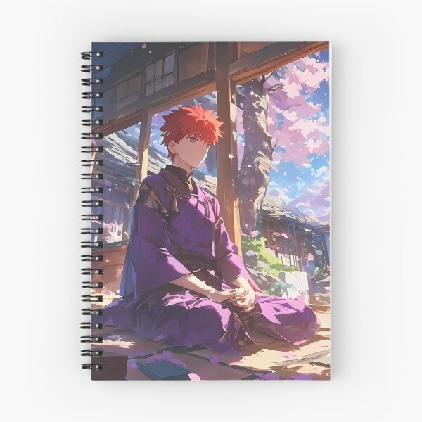 Item preview, Shirou Emiya Fate Stay Night Cherry Blossom Shrine Calm designed and sold by earlobejerk.