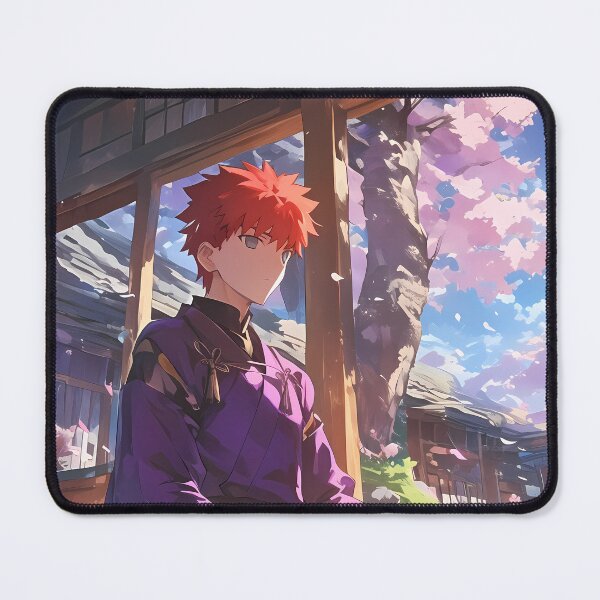 Item preview, Shirou Emiya Fate Stay Night Cherry Blossom Shrine Calm designed and sold by earlobejerk.