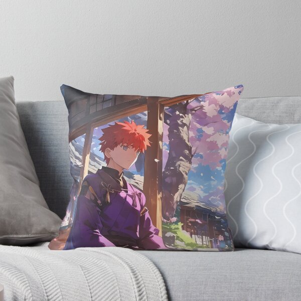 Item preview, Shirou Emiya Fate Stay Night Cherry Blossom Shrine Calm designed and sold by earlobejerk.