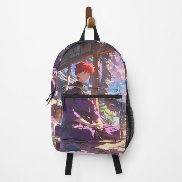 Item preview, Shirou Emiya Fate Stay Night Cherry Blossom Shrine Calm designed and sold by earlobejerk.
