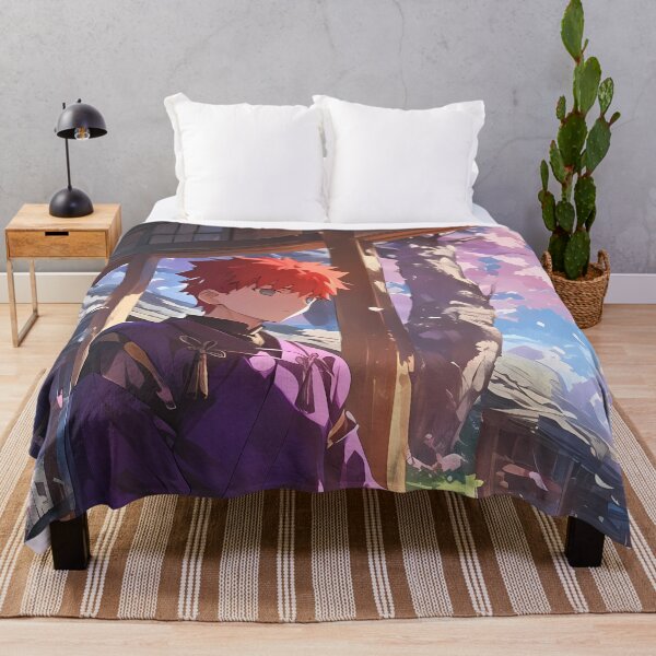 Item preview, Shirou Emiya Fate Stay Night Cherry Blossom Shrine Calm designed and sold by earlobejerk.