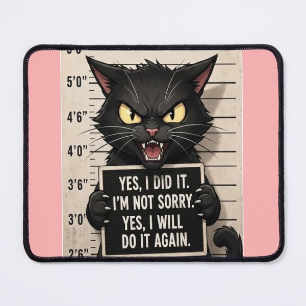 Item preview, Funny Black Cat Manga Art designed and sold by GG-Graphics.