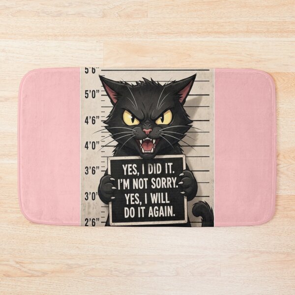 Item preview, Funny Black Cat Manga Art designed and sold by GG-Graphics.