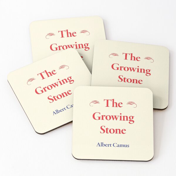 Item preview, Albert Camus, The Growing Stone designed and sold by CharlottePlaceArt.