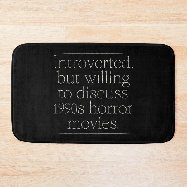 Item preview, 1990s Horror Movies Shirt - Introverted But Willing To Discuss Design designed and sold by Somethings Wicked.