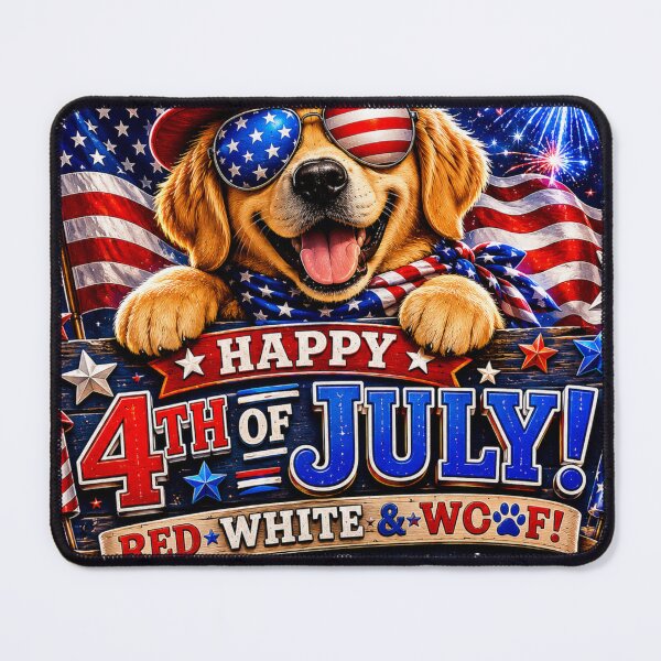 Item preview, Happy 4th of July Golden Retriever Dog Patriotic USA Independence Day Design designed and sold by GalleryPeak.