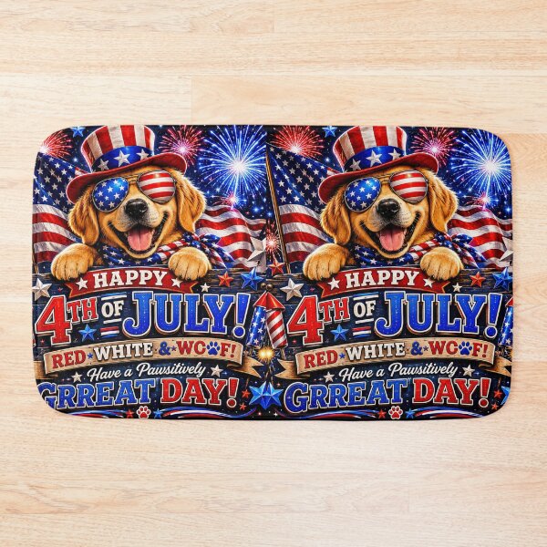 Item preview, Happy 4th of July Golden Retriever Dog Patriotic USA Independence Day Design designed and sold by GalleryPeak.