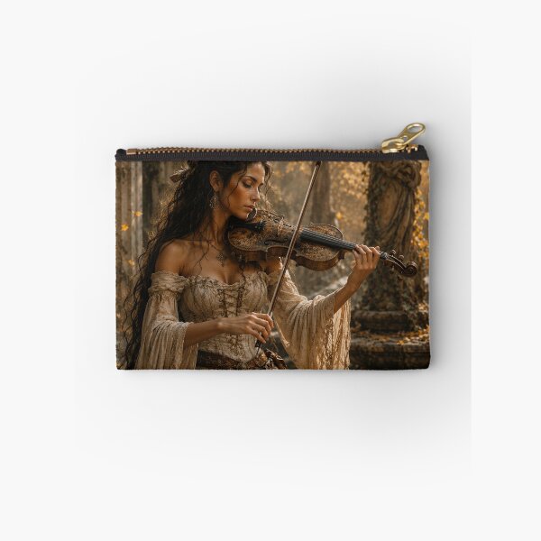 Item preview, Enchanted Violinist in an Autumn Garden designed and sold by photoparadise22.