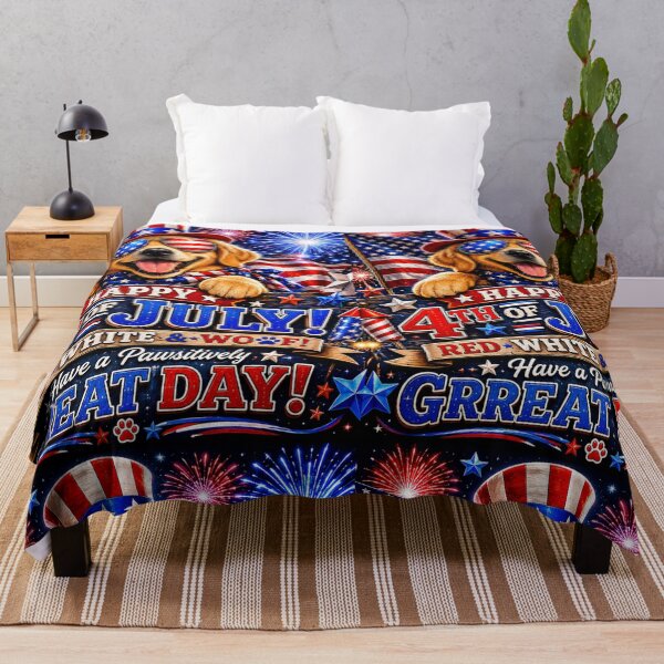 Item preview, Happy 4th of July Golden Retriever Dog Patriotic USA Independence Day Design designed and sold by GalleryPeak.