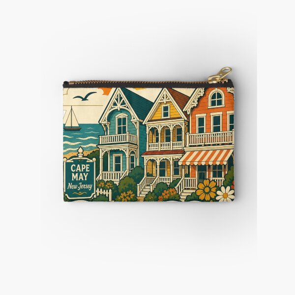 Item preview, Cape May USA Travel Souvenir - Retro Illustration designed and sold by VisualArtsOasis.