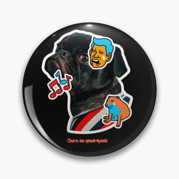 Item preview, Chora Em Quadrupede Funny Pug Meme designed and sold by GenZFashion000.