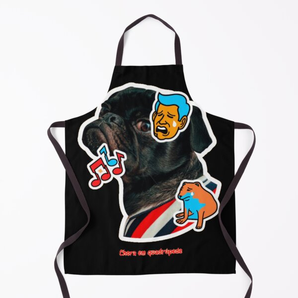 Item preview, Chora Em Quadrupede Funny Pug Meme designed and sold by GenZFashion000.