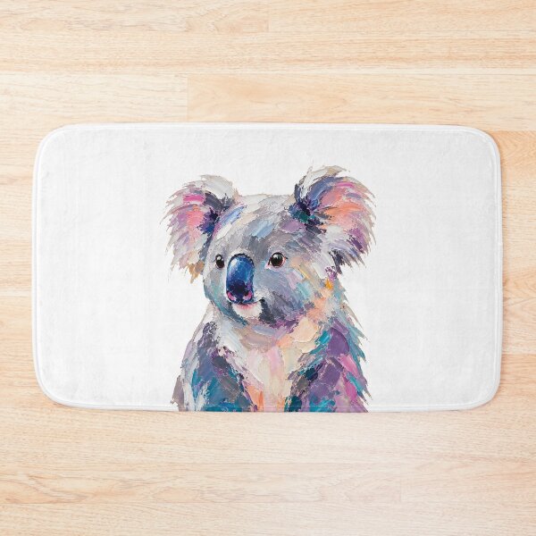 Item preview, Cute Colorful Koala – Modern Palette Knife Animal Painting designed and sold by SLGA-Designs.