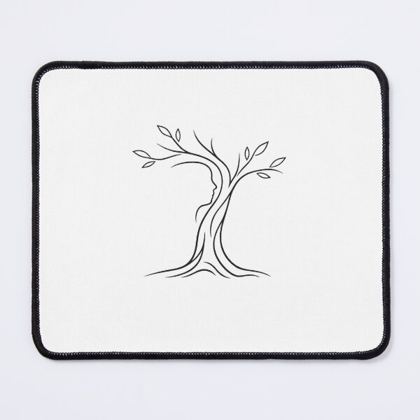 Item preview, Minimalist Forest Spirit Tree Line Art Mother Nature designed and sold by tineldesign.