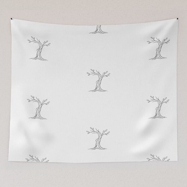 Item preview, Minimalist Forest Spirit Tree Line Art Mother Nature designed and sold by tineldesign.