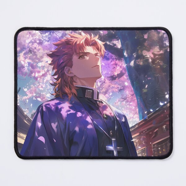 Item preview, Kirei Kotomine Fate Stay Night Purple Blossom Cathedral Calm designed and sold by earlobejerk.