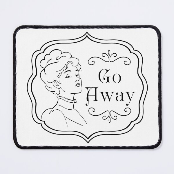 Item preview, Go Away - Sarcastic Introvert Humor designed and sold by Somethings Wicked.