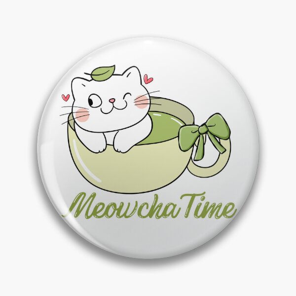 Item preview, Meowcha Time Kawaii Cat Matcha Latte Lover designed and sold by thebest-2studio.