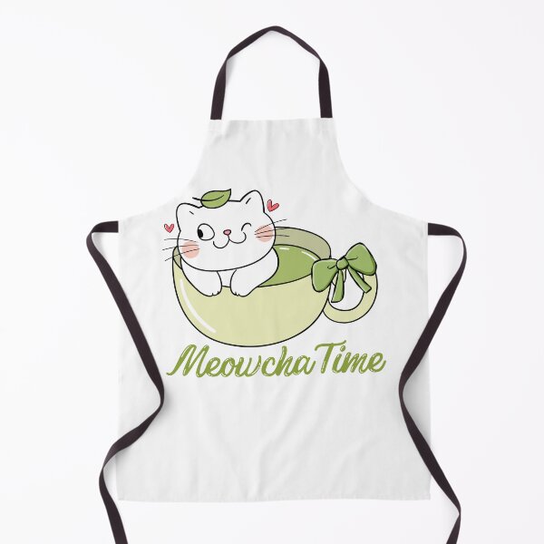 Item preview, Meowcha Time Kawaii Cat Matcha Latte Lover designed and sold by thebest-2studio.