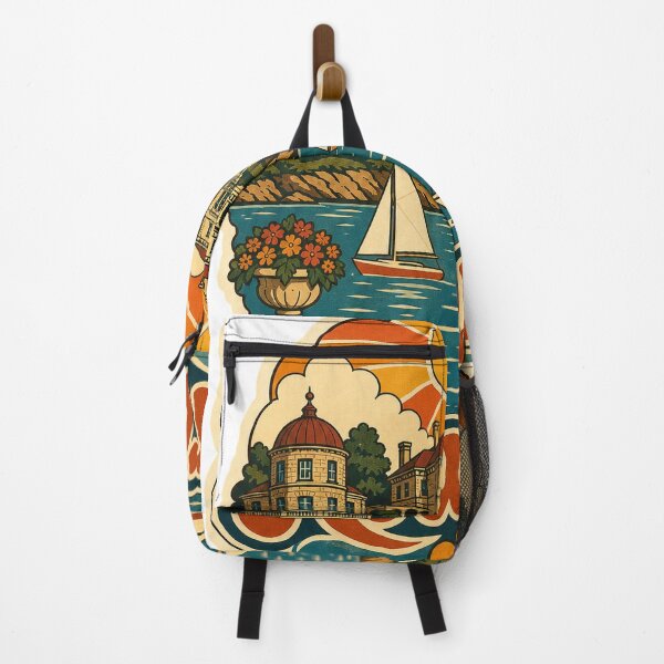 Item preview, Newport USA Travel Souvenir - Retro Illustration designed and sold by VisualArtsOasis.