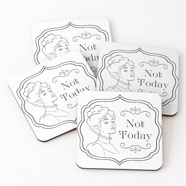 Item preview, Not Today - Sarcastic Introvert Humor designed and sold by Somethings Wicked.