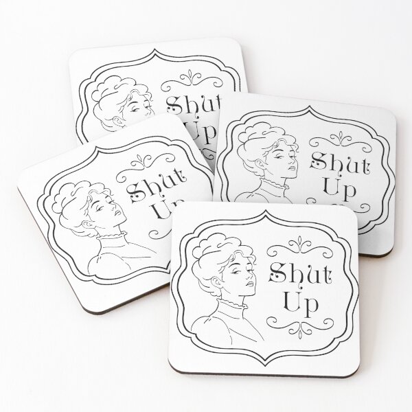 Item preview, Shut Up - Sarcastic Introvert Humor designed and sold by Somethings Wicked.