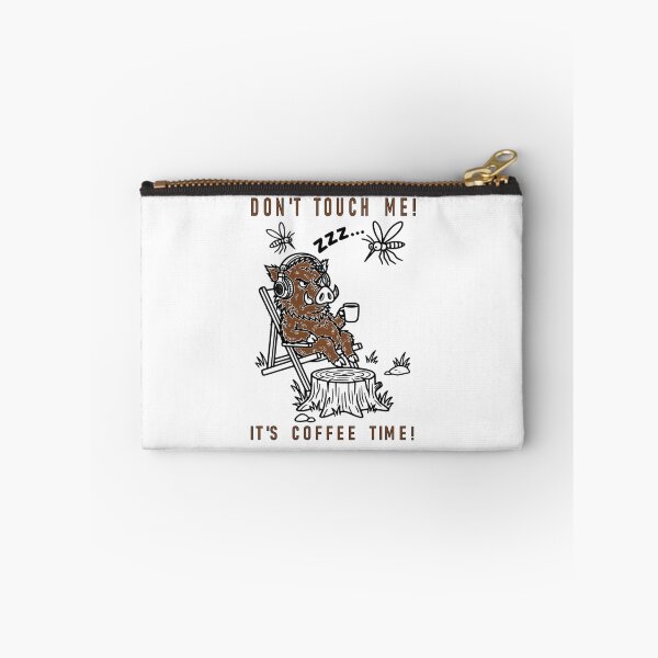 Item preview, Dont Touch Me Its Coffee Time Funny Boar designed and sold by The Bold Line Studio.