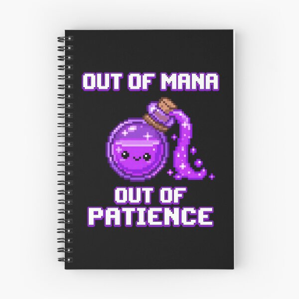 Item preview, Low Mana Potion Pixel Art Gamer Quote designed and sold by SplashTastic.
