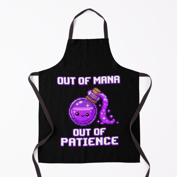 Item preview, Low Mana Potion Pixel Art Gamer Quote designed and sold by SplashTastic.