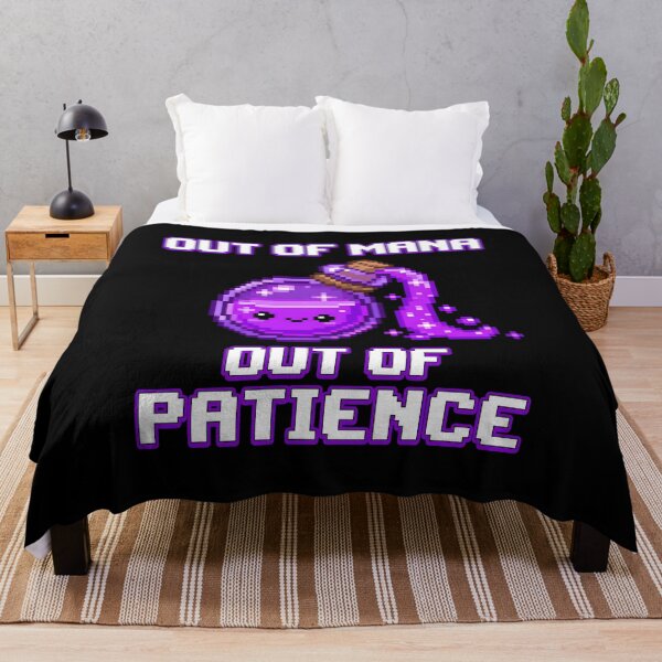 Item preview, Low Mana Potion Pixel Art Gamer Quote designed and sold by SplashTastic.