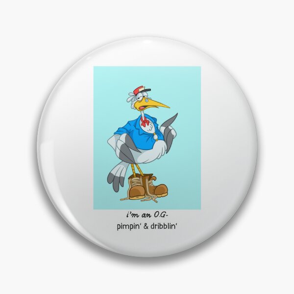 Item preview, Old Gangsta Stork- Comical Baby Gear designed and sold by SolidDrops.
