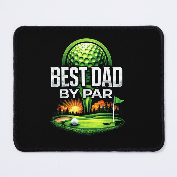 Item preview, Best Dad By Par Golf Sunset Course Funny Golfer Design designed and sold by msaloyach.