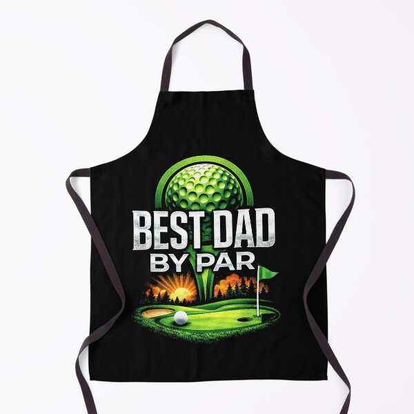 Item preview, Best Dad By Par Golf Sunset Course Funny Golfer Design designed and sold by msaloyach.