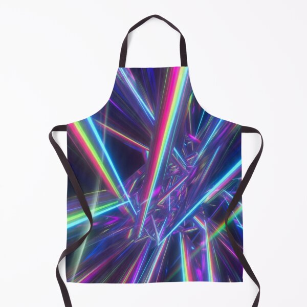 Item preview, Hyper Neon Laser Prism Explosion Abstract designed and sold by Nexus Space.