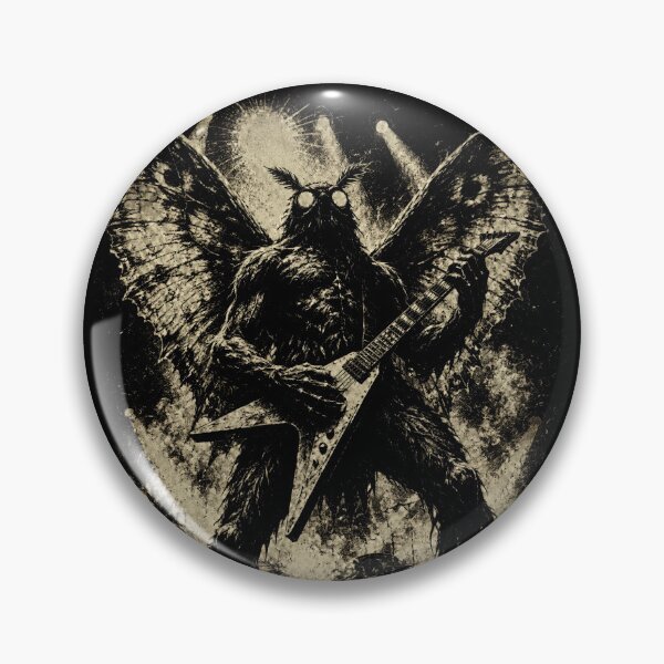Item preview, Mothman Electric Guitar Cryptid Rock designed and sold by Victor Shadehorn.