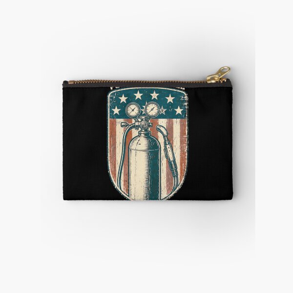 Item preview, Fueled For Steel Vintage Welding Torch American Flag Welder Design designed and sold by RusticMeadow.