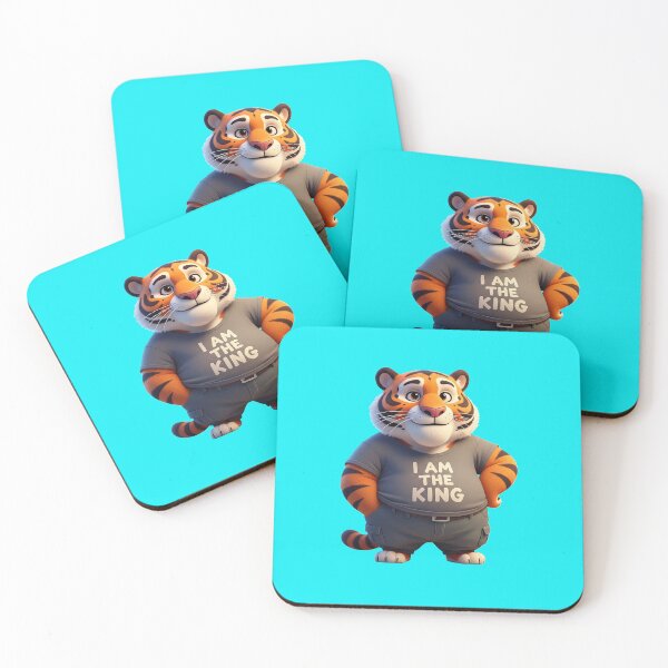 Item preview,  Cute 3D Cartoon Tiger Sticker designed and sold by krazzyremo.