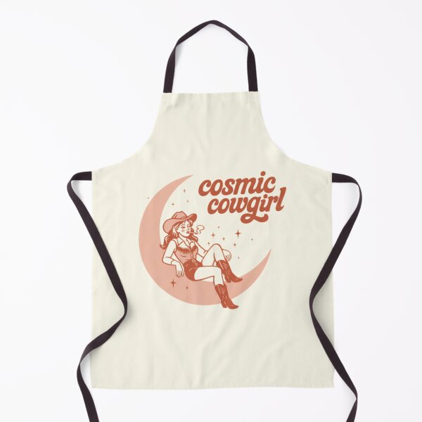 Item preview, Cosmic Cowgirl Retro Western Moon Art designed and sold by Vicky021.