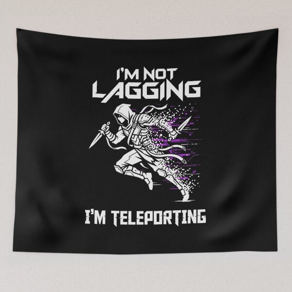 Item preview, Not Lagging Cyberpunk Assassin Teleporting Glitch designed and sold by SplashTastic.
