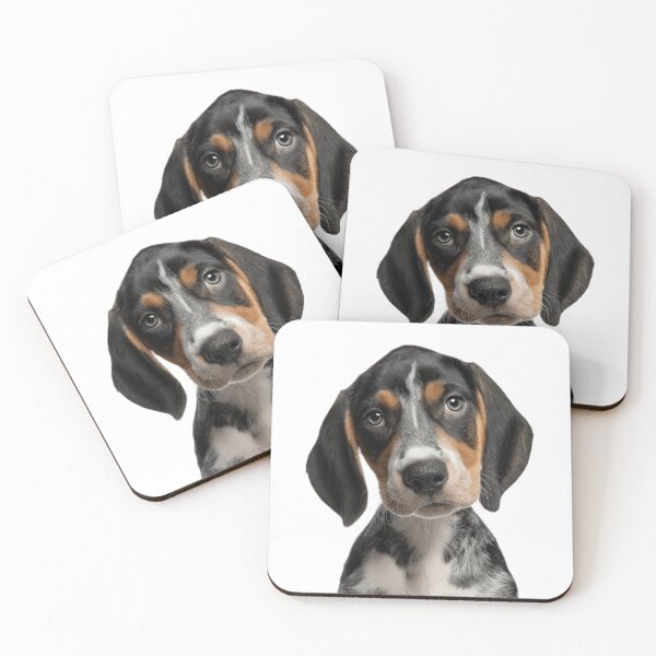 Item preview, Adorable American English Coonhound puppy for Cute Redtick Coonhound puppy lovers designed and sold by LazyOwlStore.