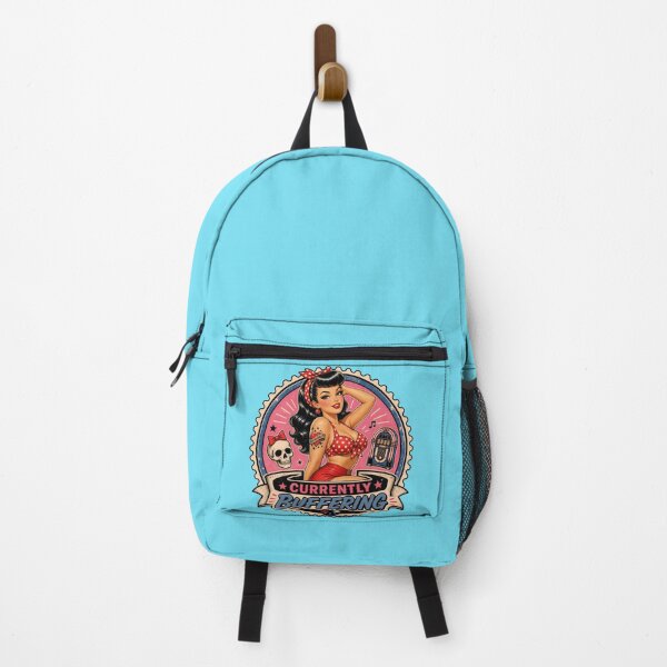 Item preview, Rockabilly Goddess Retro Currently Buffering designed and sold by logicfun.