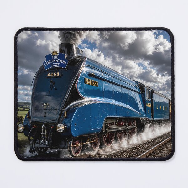 Item preview, Mallard No. 4468 – Father's Day Steam Locomotive Art designed and sold by ManJiangHong.