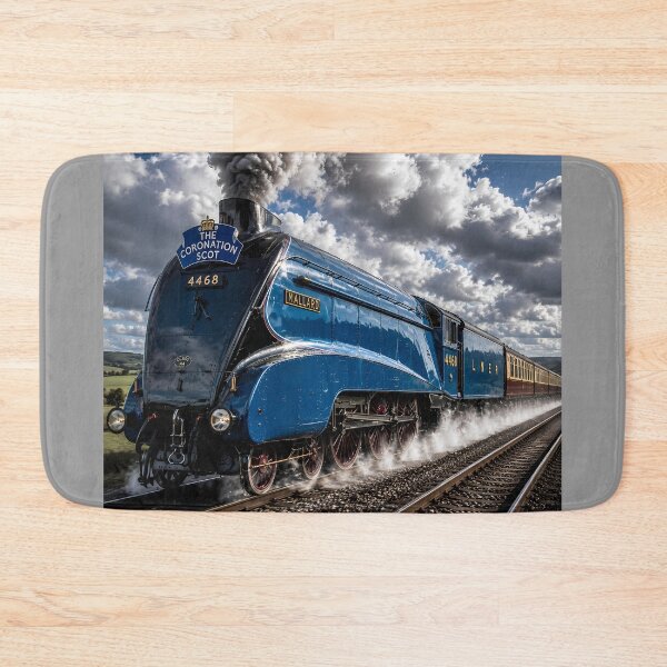 Item preview, Mallard No. 4468 – Father's Day Steam Locomotive Art designed and sold by ManJiangHong.