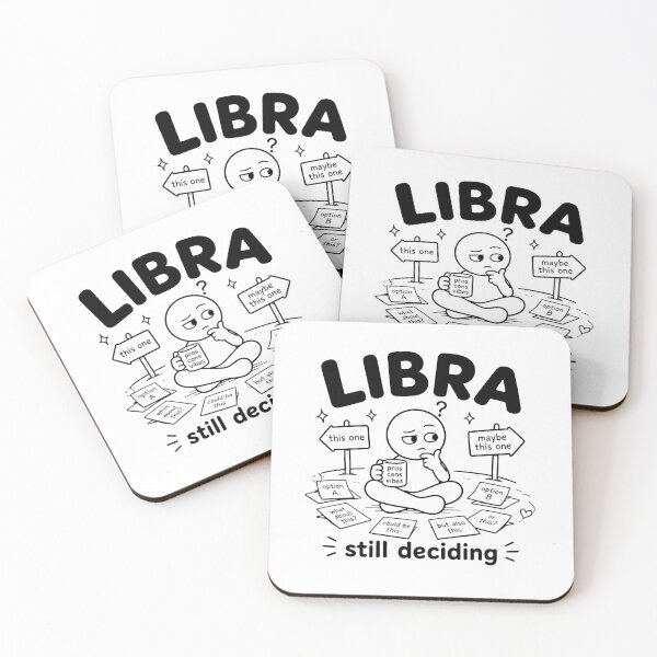 Item preview, Libra Still Can't Decide Yet designed and sold by MonkiFlipp.