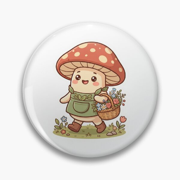 Item preview, Mushroom Cute chibi sticker designed and sold by Sam-Artsy.