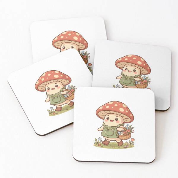 Item preview, Mushroom Cute chibi sticker designed and sold by Sam-Artsy.