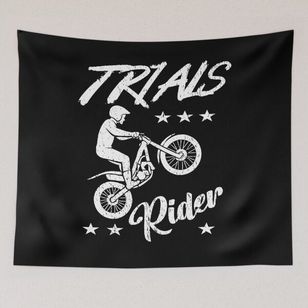 Item preview, Trials Rider Back Wheel Hops Motorcycle Wheelie Vintage Acrobatic Motorsport designed and sold by Jt41.
