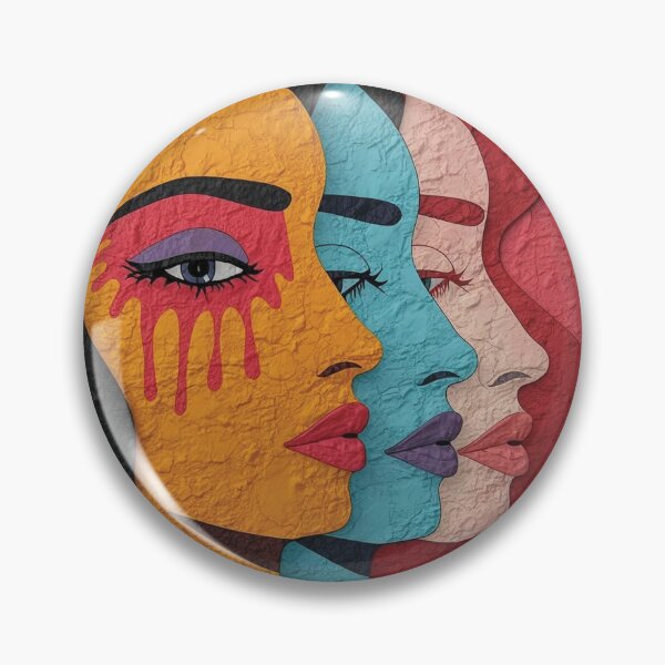 Item preview, Many Faces, One Soul : Expressive Feminine Portrait designed and sold by Tootley.