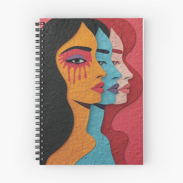Item preview, Many Faces, One Soul : Expressive Feminine Portrait designed and sold by Tootley.