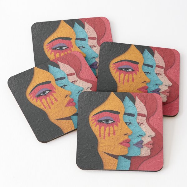 Item preview, Many Faces, One Soul : Expressive Feminine Portrait designed and sold by Tootley.